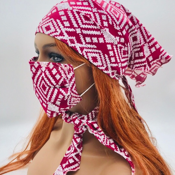 3 Items! 1 Face Mask and 2 Headbands! 2 left! main image 6
